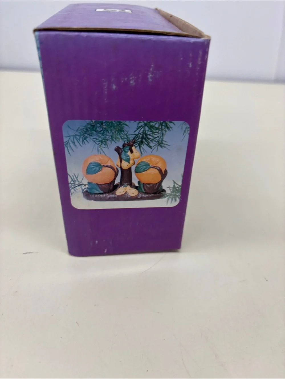 Ceramic Pink & Purple Salt and Pepper Set